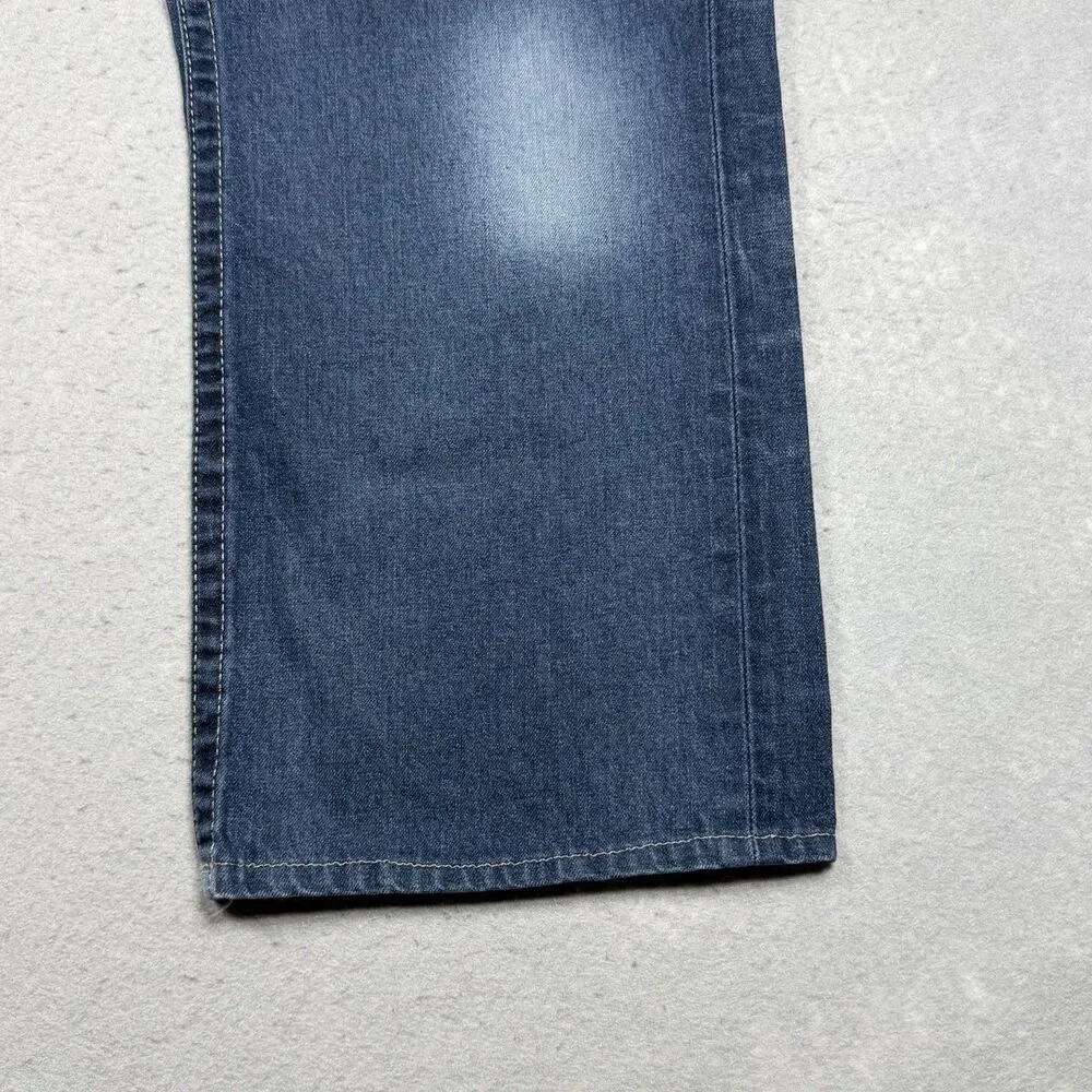 True Religion Jeans Mens Size 42 Blue Denim Straight Jeans 5-Pocket